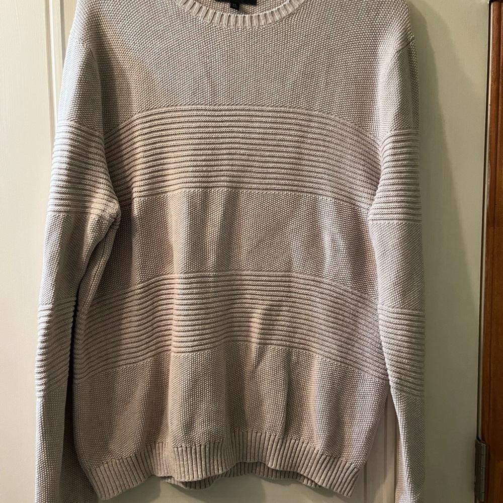 Banana Republic Textured Cream Sweater